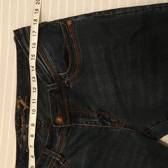 Seven 7 Women Dark Blue Jeans - Picture 3 of 11